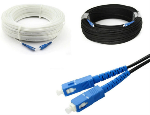 2 มม. 3 มม. SC UPC ถึง SC สายแพทช์ APC G657A SX Duplex Fiber Optic